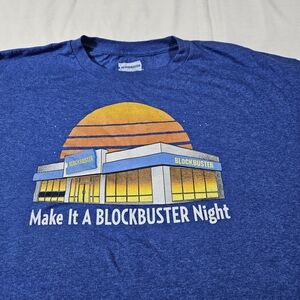 Make It A Blockbuster Night Blue Blockbuster Video T-shirt 2XL